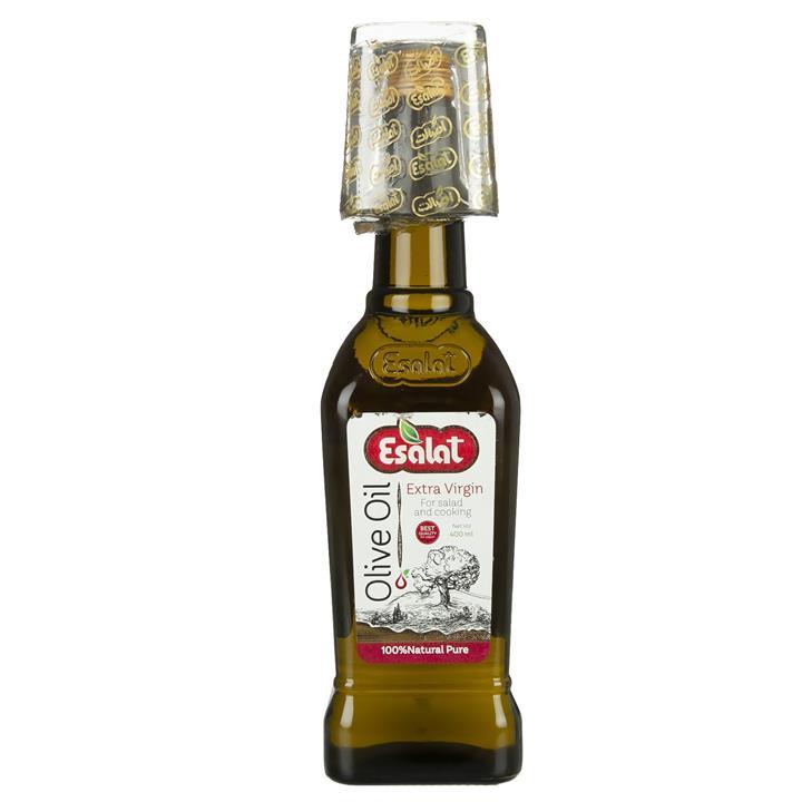 روغن زیتون فرابکر اصالت وزن 400 میلی لیتر Esalat Extra Virgin Olive Oil 400 ml